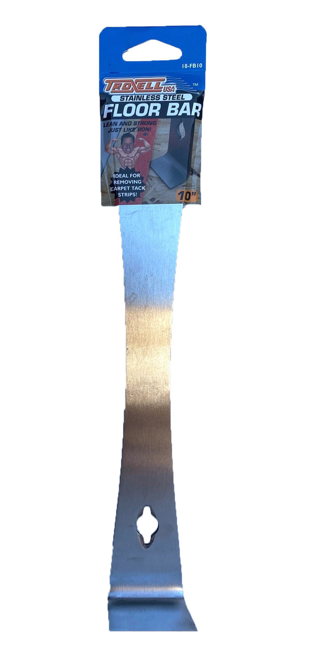 10" Stainless Steel Floor Bar