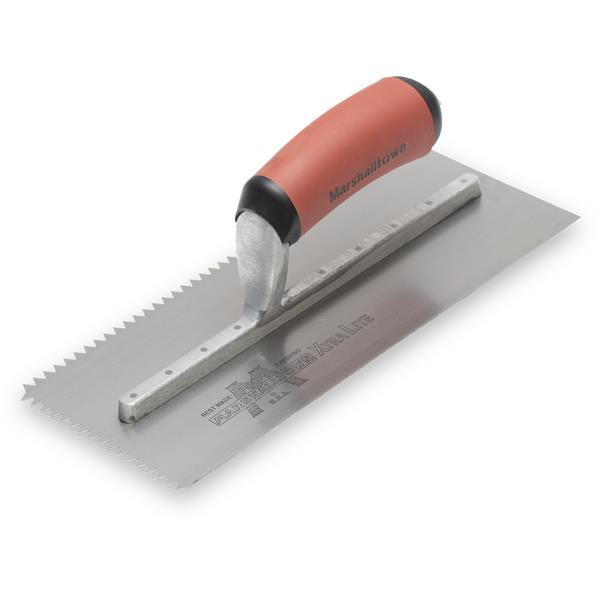 Standard Notched Trowels 1/4" X 1/4" V-Durasoft