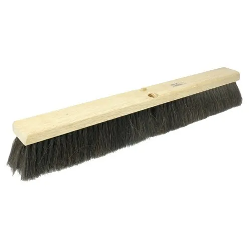 24" Fine Sweep Floor Brush, Black Horsehair Fill