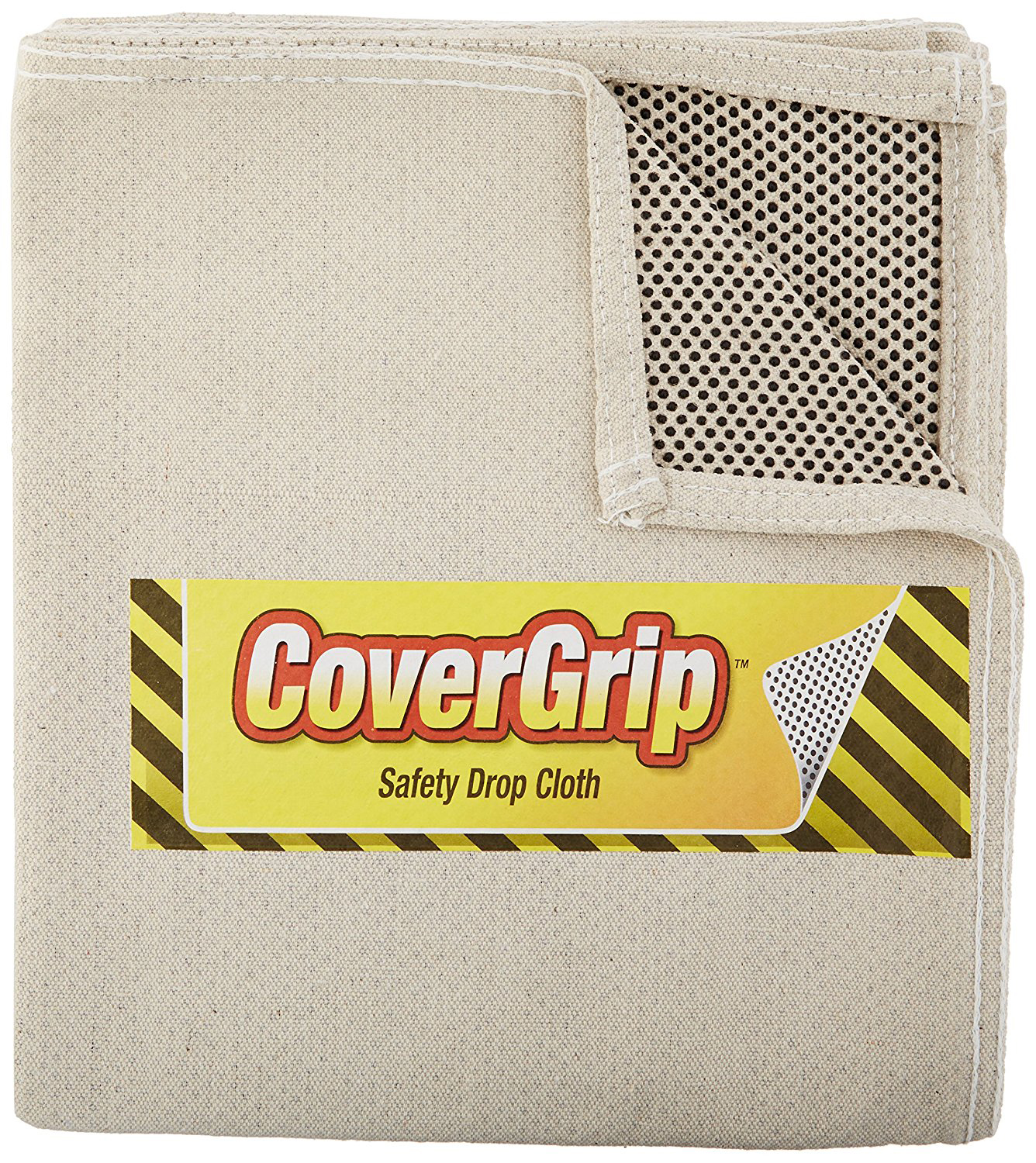 CoverGrip Non-slip Canvas Drop Cloth 3.5'x12'