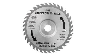 No. 821 Carbide-Tipped Blade