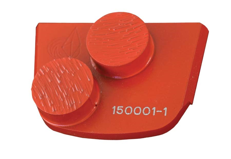 Red Series Quick Change Two Button Tool - Hard Concrete 70 Grit