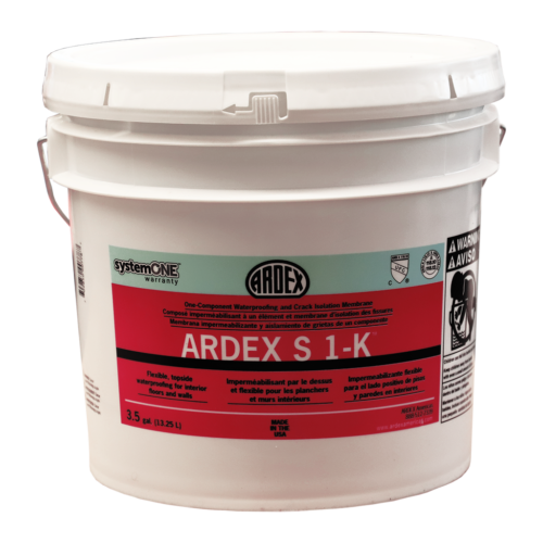 ARDEX S 1-K™ One-Component Waterproofing and Crack Isolation Membrane