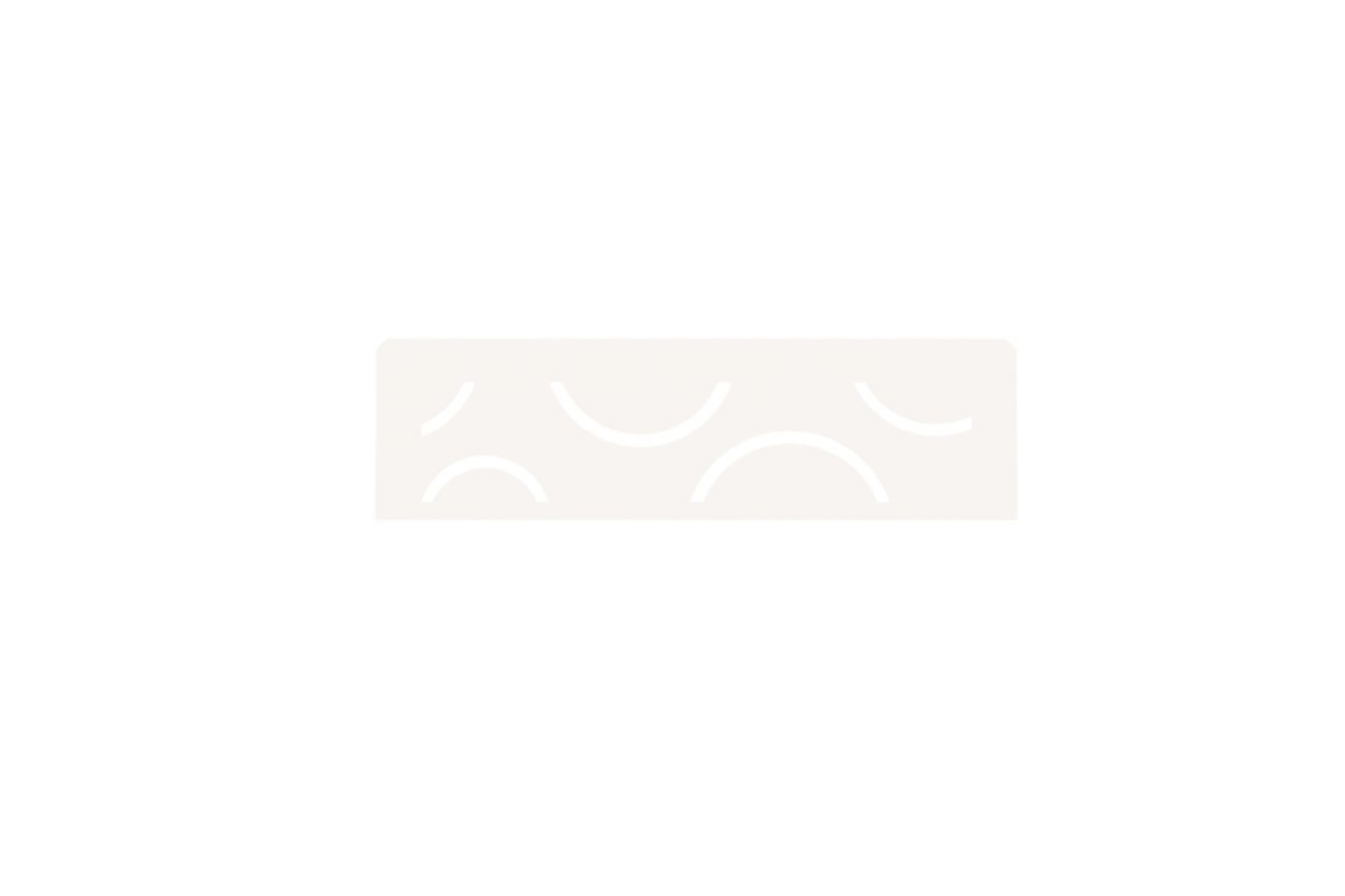 Shelf Rectangular Niche Curve Matte White