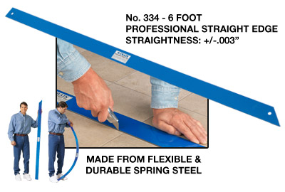 No. 334 6" Professional Straight Edge