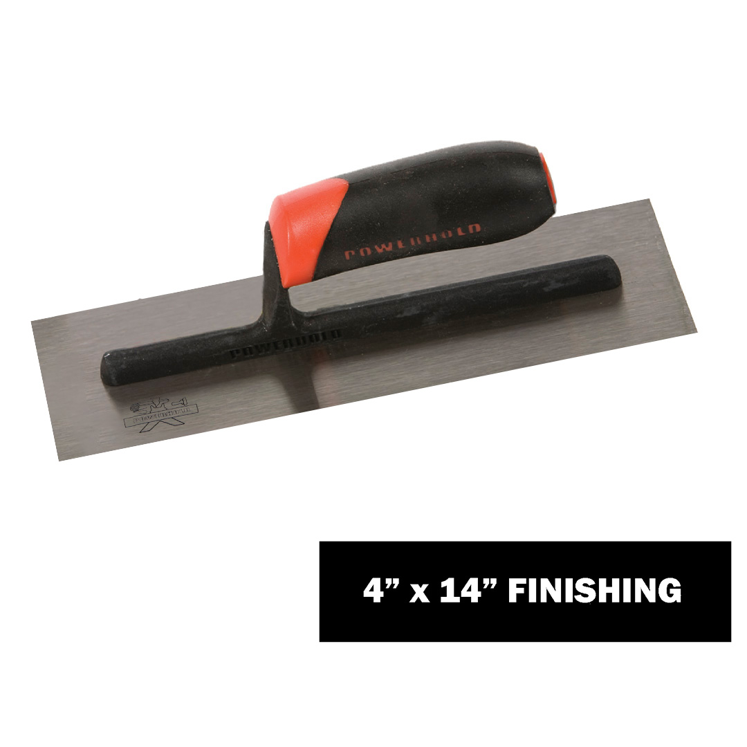 4" X 14" Flat Trowel For Finishing