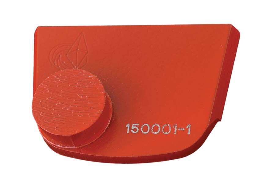 Red Series Quick Change Single Button Tool - Hard Concrete 120 Grit
