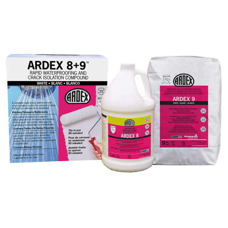 ARDEX 8+9™ Rapid Waterproofing and Crack Isolation Compound