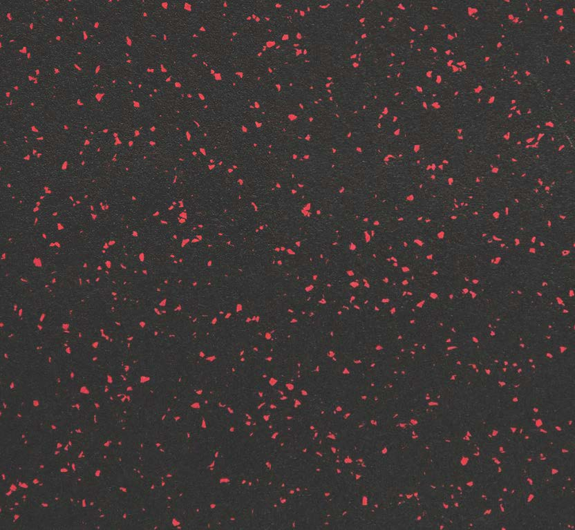 Recoil Fitness 1/4" Square Edge Tile 15% 36" X 36" 186 Red