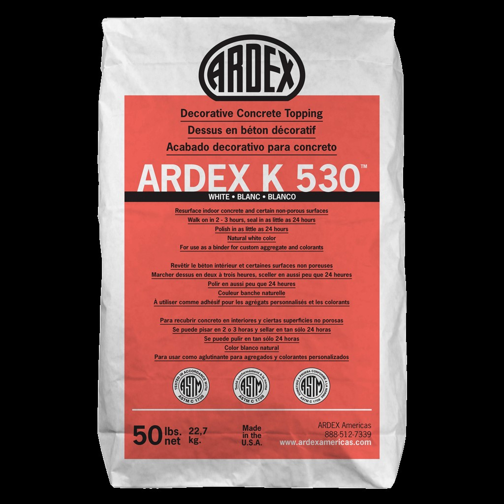 K-530 Decorative Polishable Overlay Natural White (50-Lb)