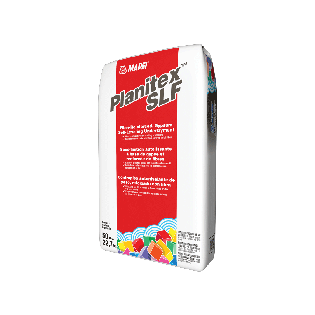 Planitex SLF Fiber-Reinforced, Gypsum Self-Leveling Underlayment