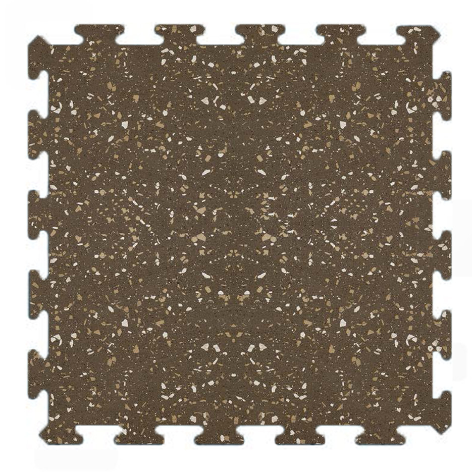 Tuflex Spartus Interlocking Tile 25-3/4" X 25-3/4" 932 Cocoa