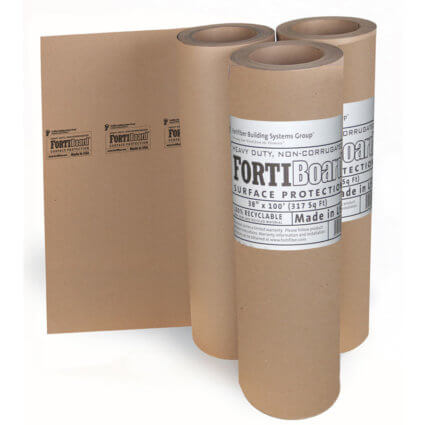 FortiBoard™ FLoor Protection 38" x 100'