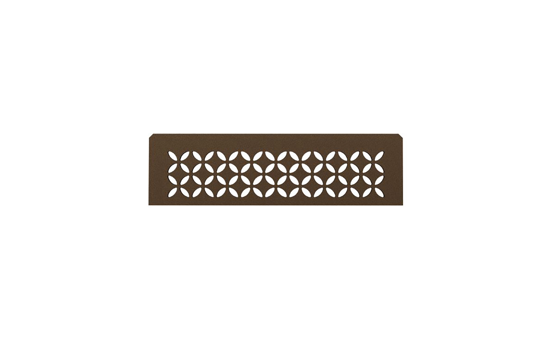 Shelf Rectangular Niche Floral Bronze