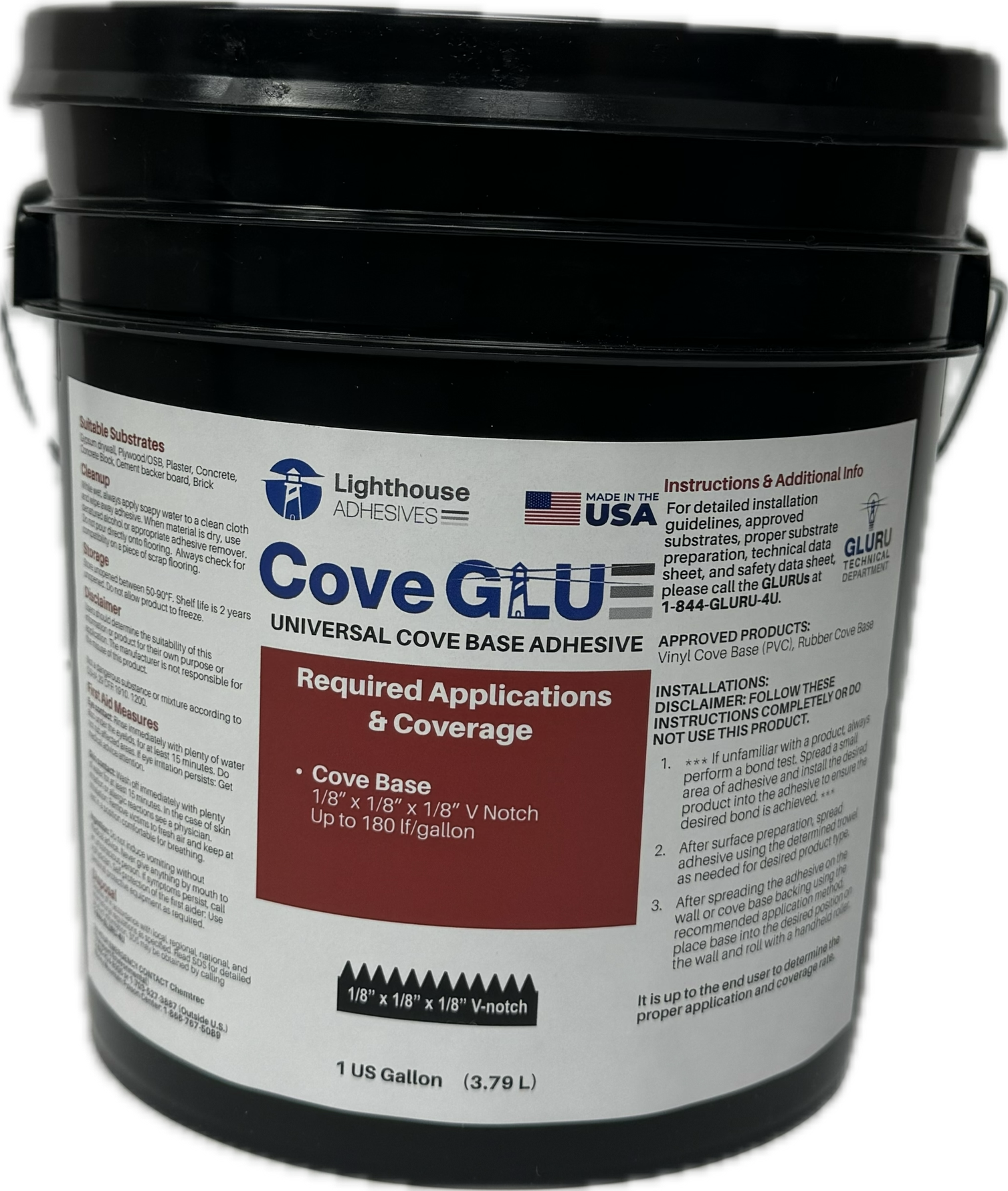 Cove GLU Universal Cove Base Adhesive (1-ga)