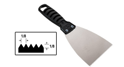 No. 039 4″ Economy Notched Spreader