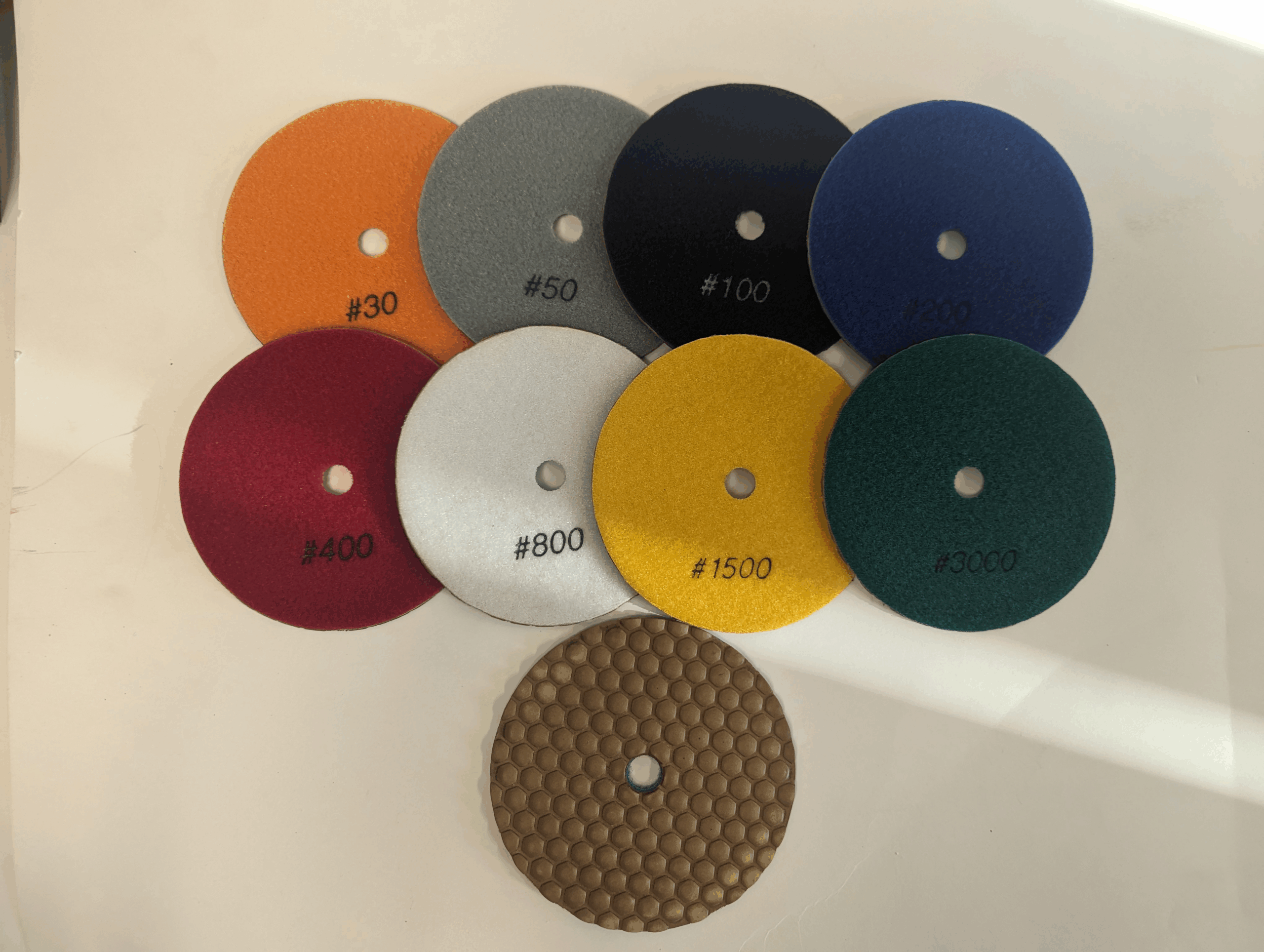 Honeycomb Resin Pad 4" 800 Grit