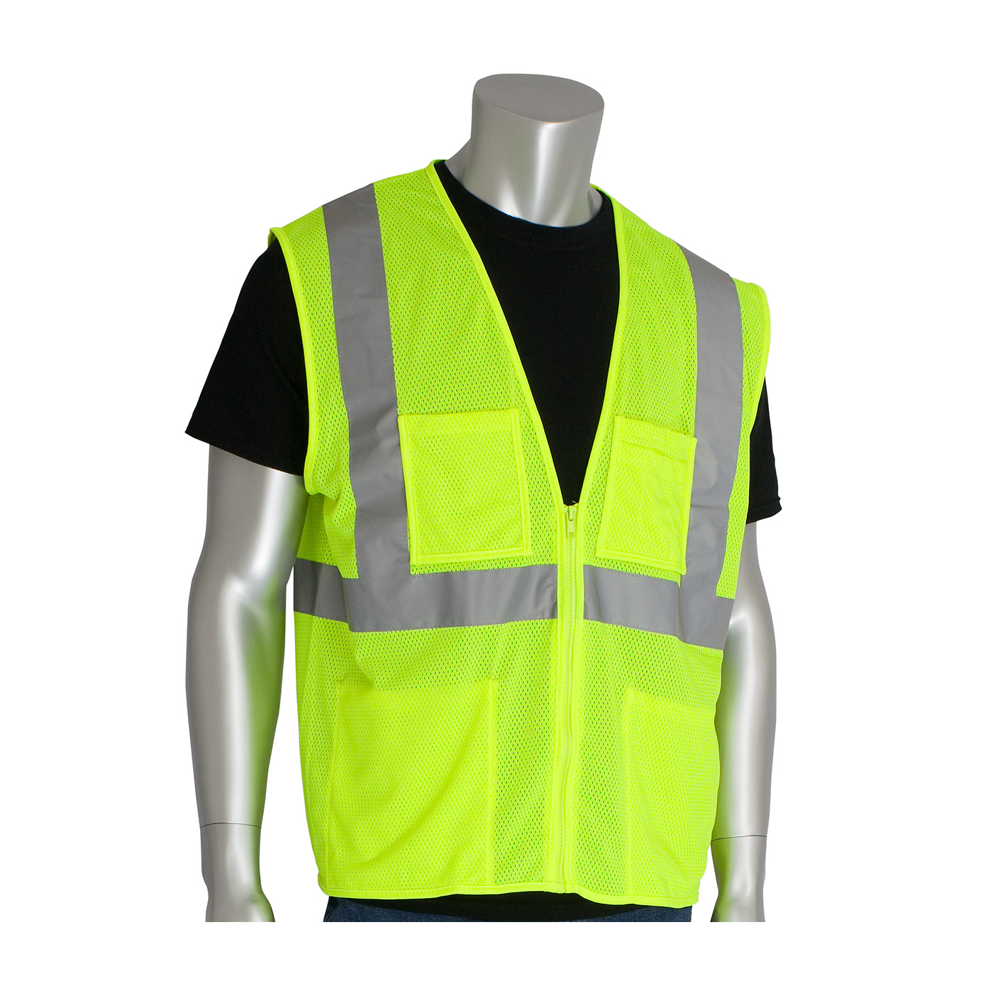ANSI Type R Class 2 Four Pocket Value Mesh Vest - X-Large