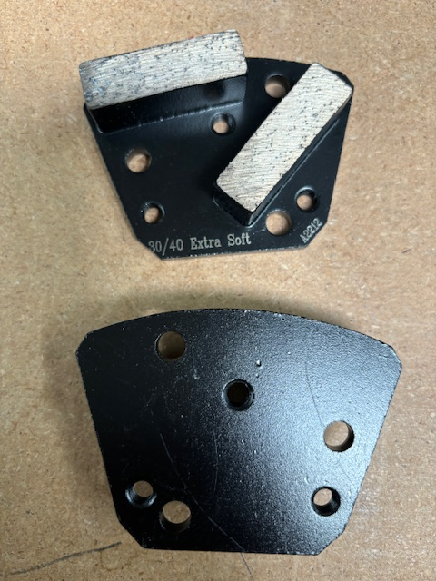 18/20 Grit Double Bar Diamonds, Ex Soft Trapezoid Black 9-Ea