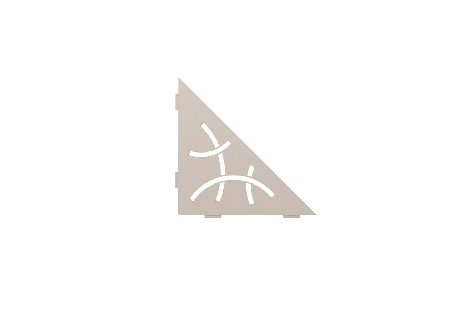 Shelf Triangular Corner Curve Cream