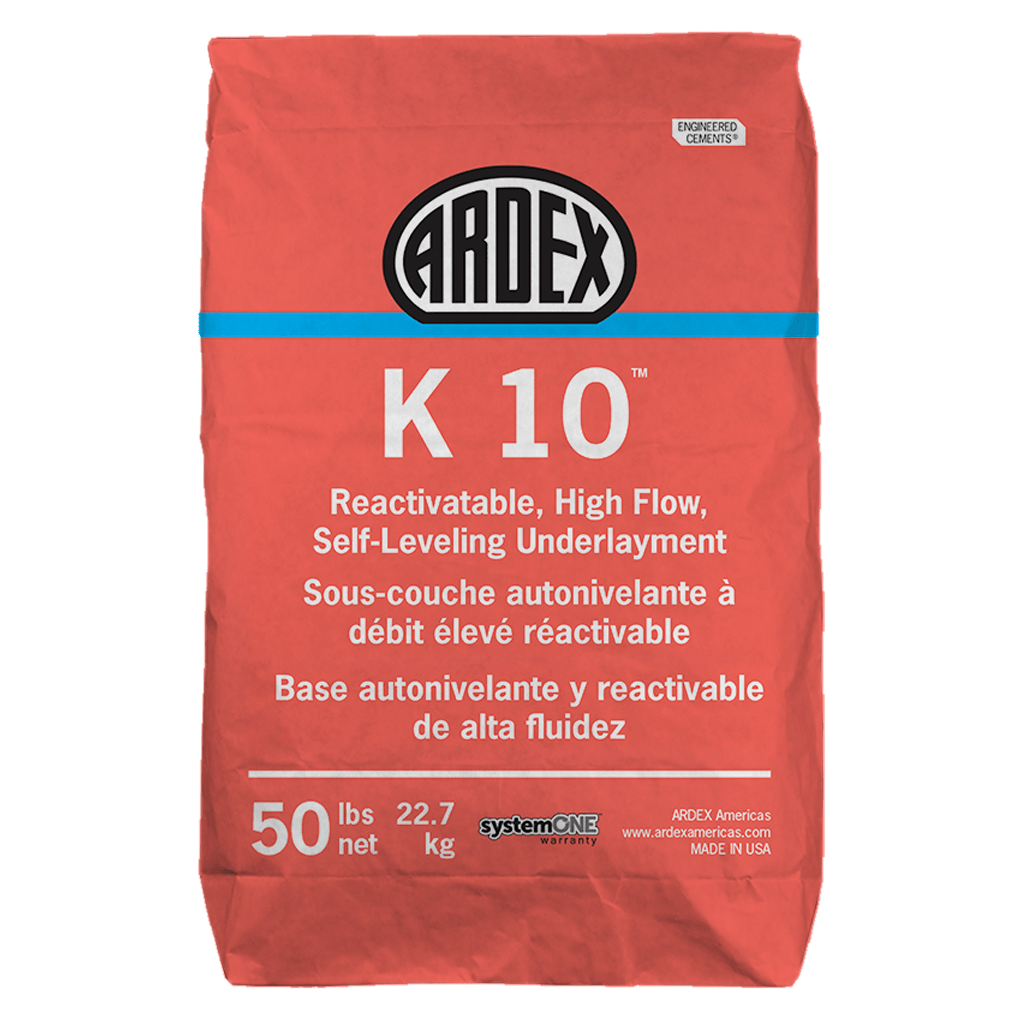 Ardex K 10 Reactivatable, High-Flow, Self-Leveling Underlayment