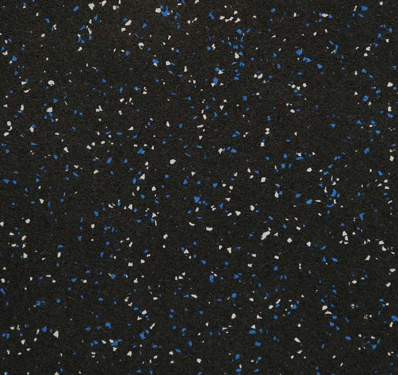 Recoil Fitness 1/4" Square Edge Tile 10% 36" X 36" 378 Cobalt