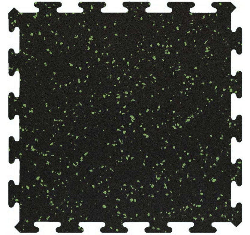 Recoil 1/2" Interlocking Tile 20% 34-1/4" X 31-1/4" 169 Hunter Green