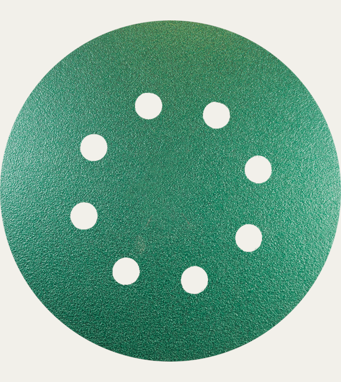 Siafast Paper Disc 5" X 8 Hole 80 Grit