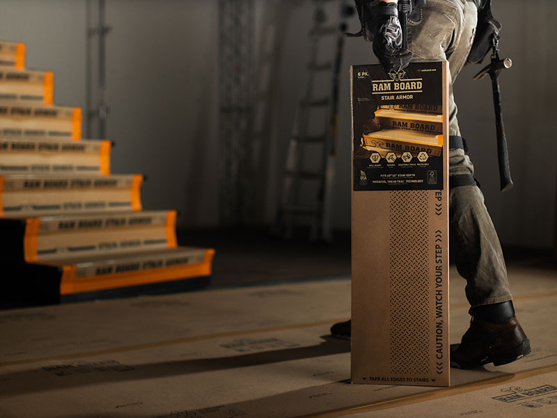 RAM BOARD® FLoor Protection with Spill Guard 38" x 100'
