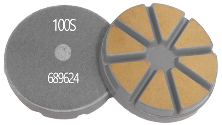 3" Ceramic Transitional , Soft No Boss BSD 100 Grit