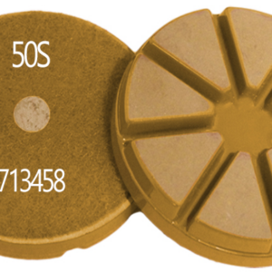 3" Ceramic Transitional , Soft No Boss BSD 50 Grit
