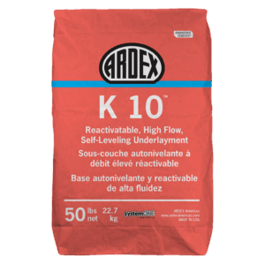 Ardex K 10 Reactivatable, High-Flow, Self-Leveling Underlayment