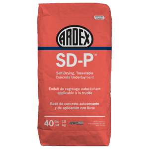 Ardex SD-P Self-Drying, Trowelable Concrete Underlayment