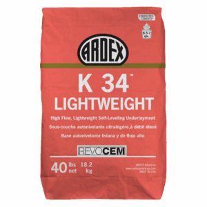 K-34 Lightweight High Flow, Self-Leveling Underlayment 40-Lb/Bg