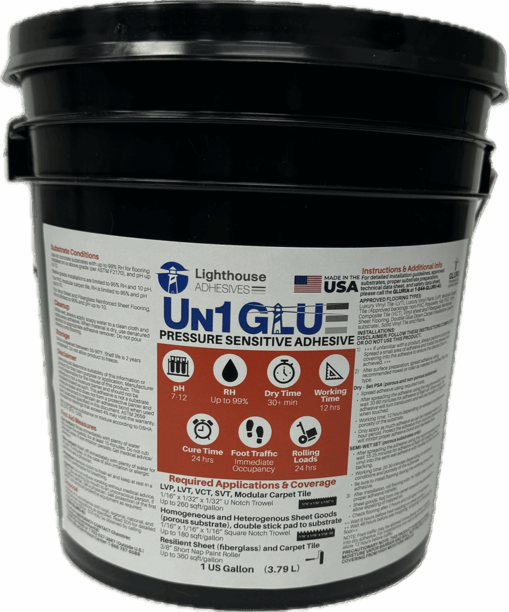 Un1 "Uni" GLU Pressure Sensitive Adhesive (1-ga)
