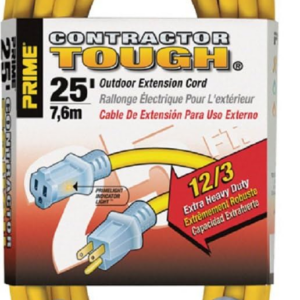 12/3 Primelock Extension Cord Lighted End 25'