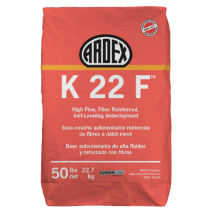 Ardex K 22 F High Flow, Fiber Reinforced, Self-Leveling Underlayment