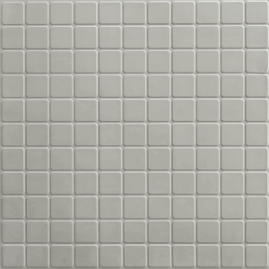 Colorscape Round Profile Tile Solid 18-1/4" X 18-1/4" 208 Light Gray