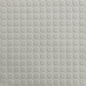 Colorscape Round Profile Tile Solid 18-1/4" X 18-1/4" 217 Charcoal
