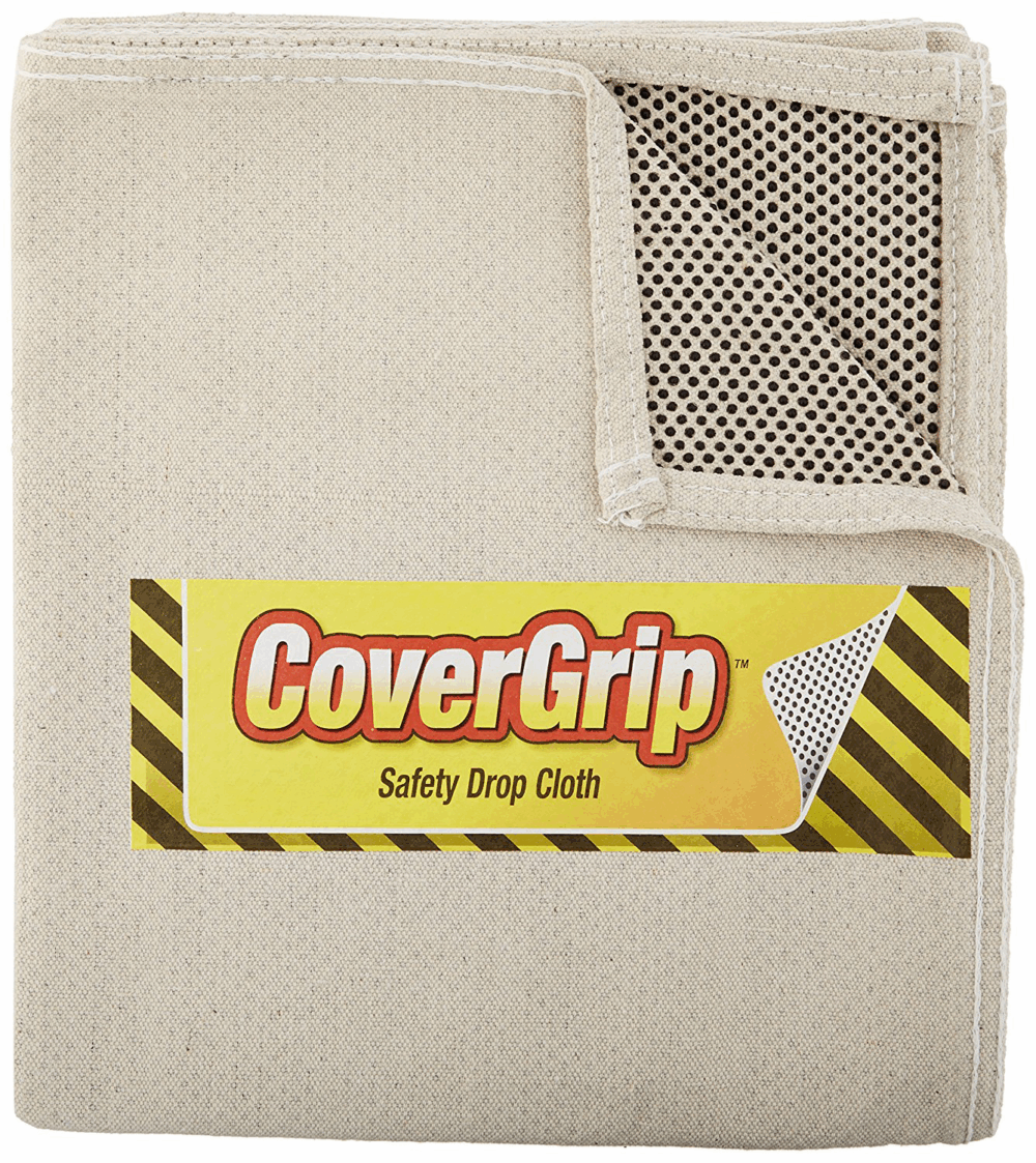 CoverGrip Non-slip Canvas Drop Cloth 3.5'x12'