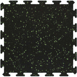 Recoil 1/2" Interlocking Tile 10% 34-1/4" X 31-1/4" 169 Hunter Green
