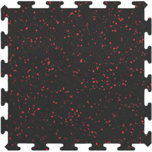 Recoil 3/8" Interlocking Tile 10% 34-1/4" X 31-1/4" 186 Red