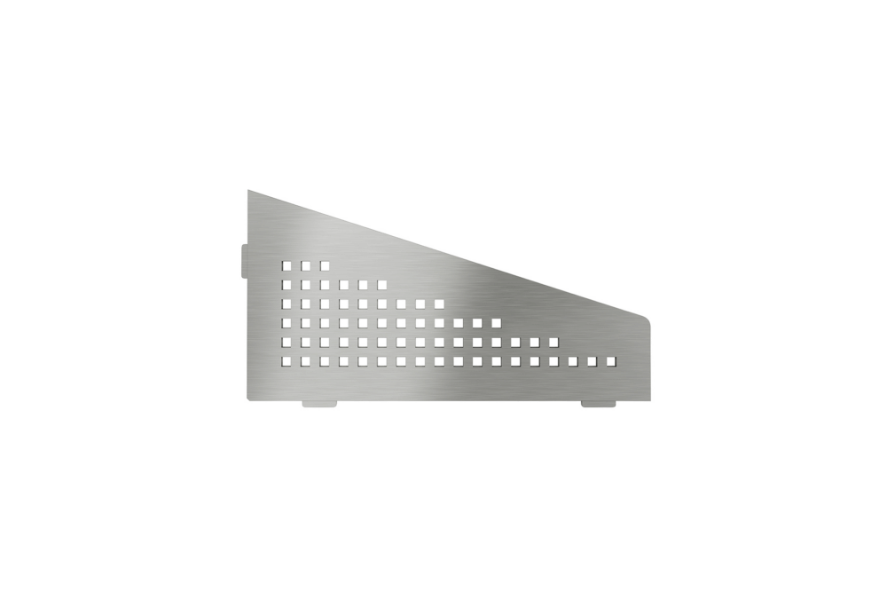 Shelf Quadrilat Corner Square Brushed Stainless Steel