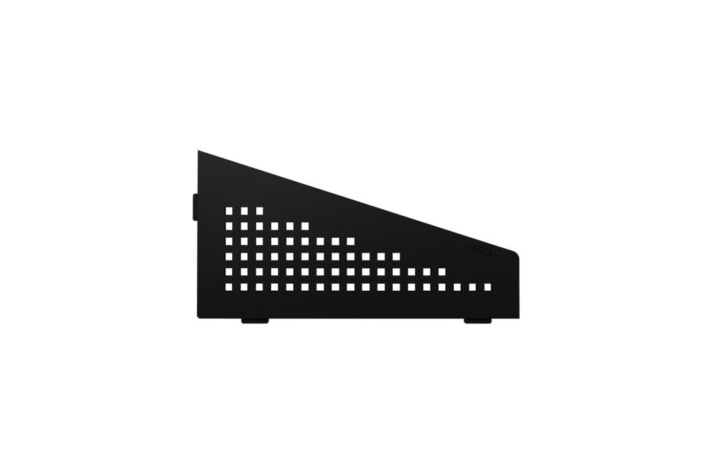 Shelf Quadrilat Corner Square Matte Black