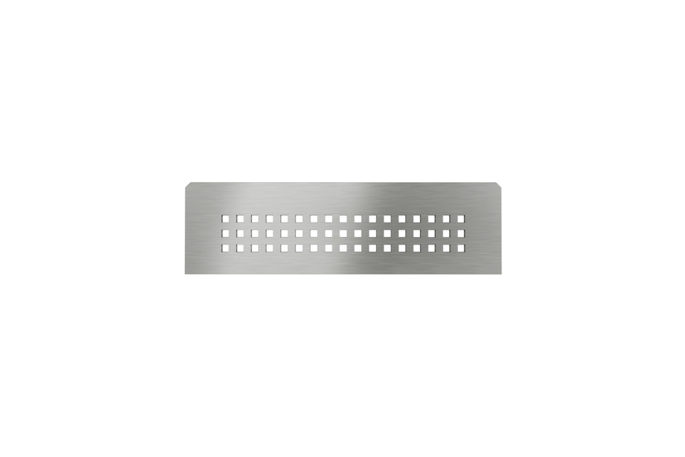 Shelf Rectangular Niche Square Brushed Stainless Steel