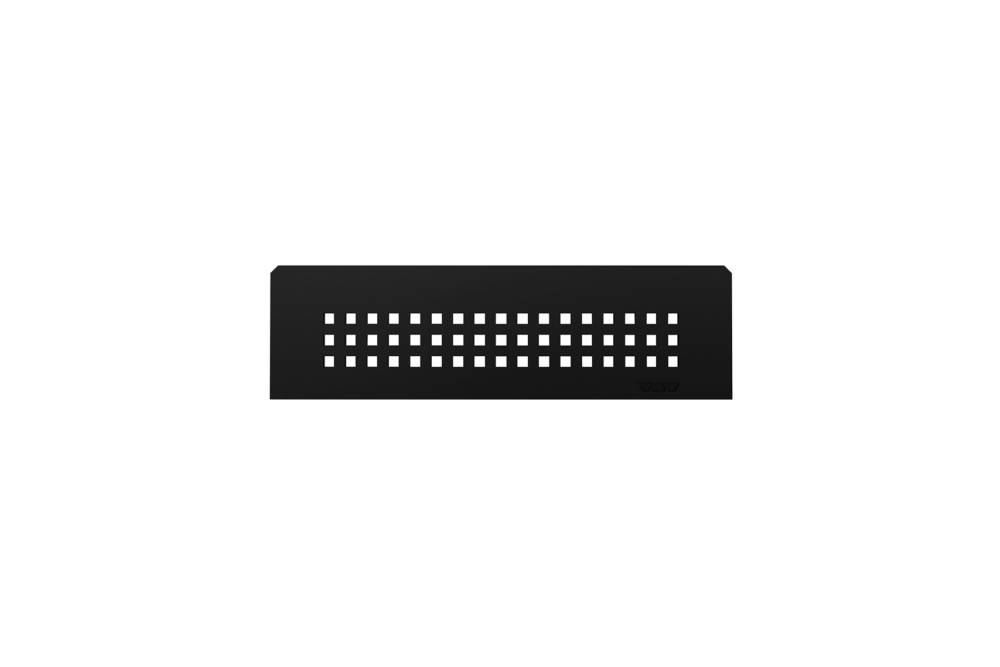 Shelf Rectangular Niche Square Matte Black