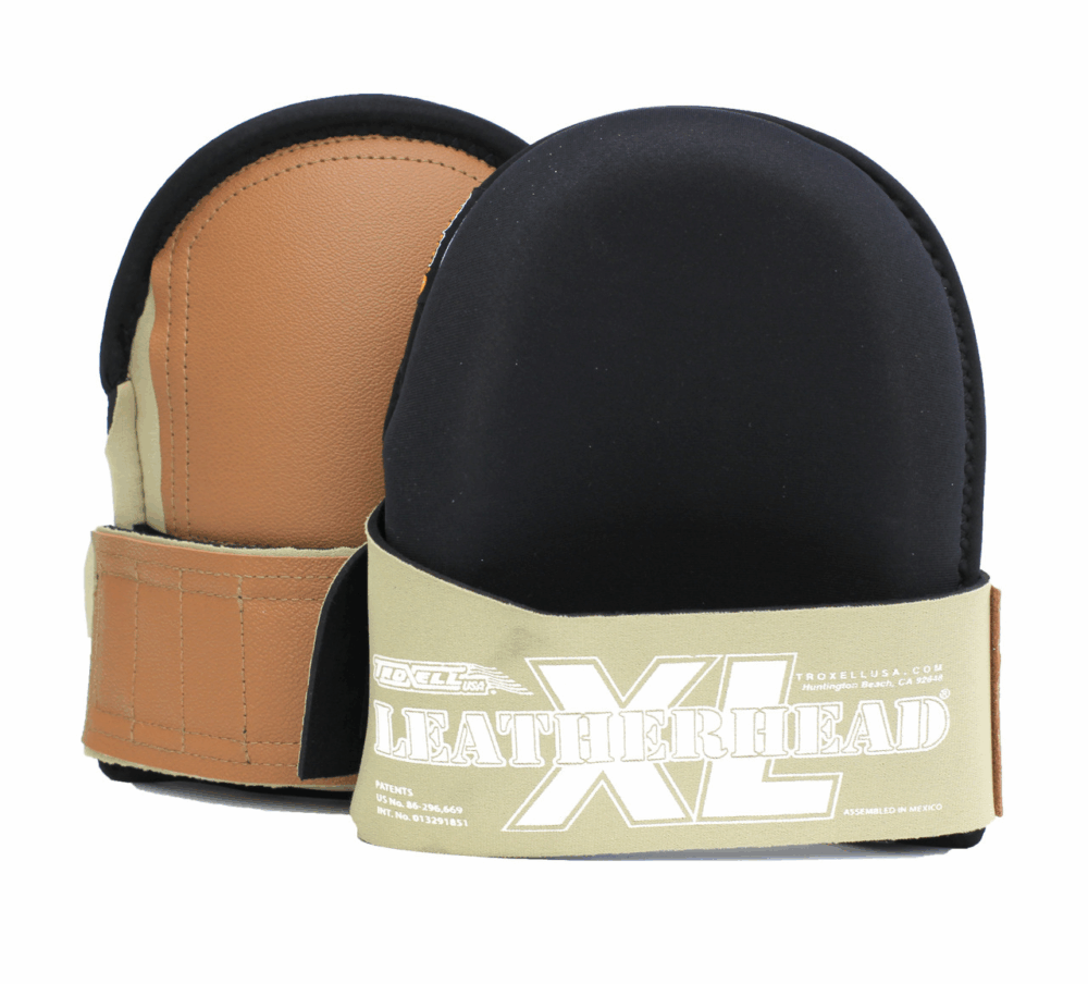 Super Soft Knee Pads Leather Head