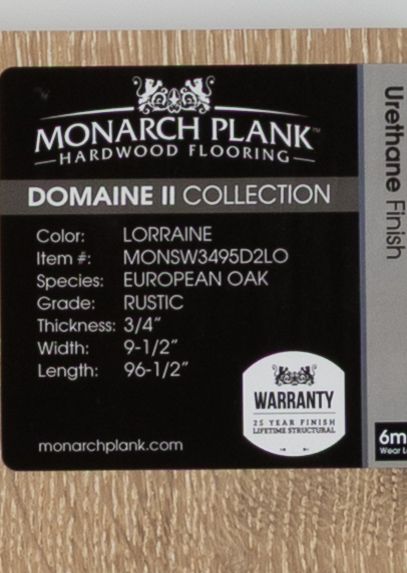reducer european oak lorraine 96 1/2"